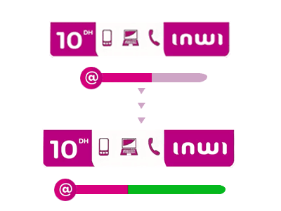 Report du solde internet